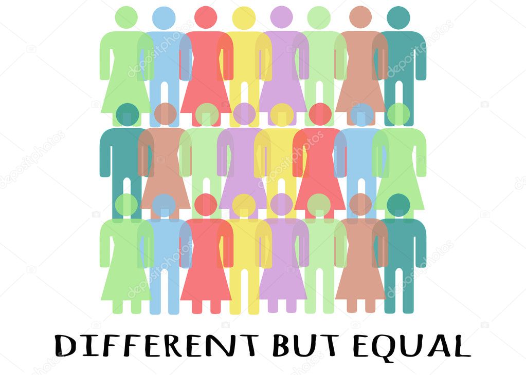 Different but equal 4 Stock Photo by ©AlvaroGarciaTorres 126163054