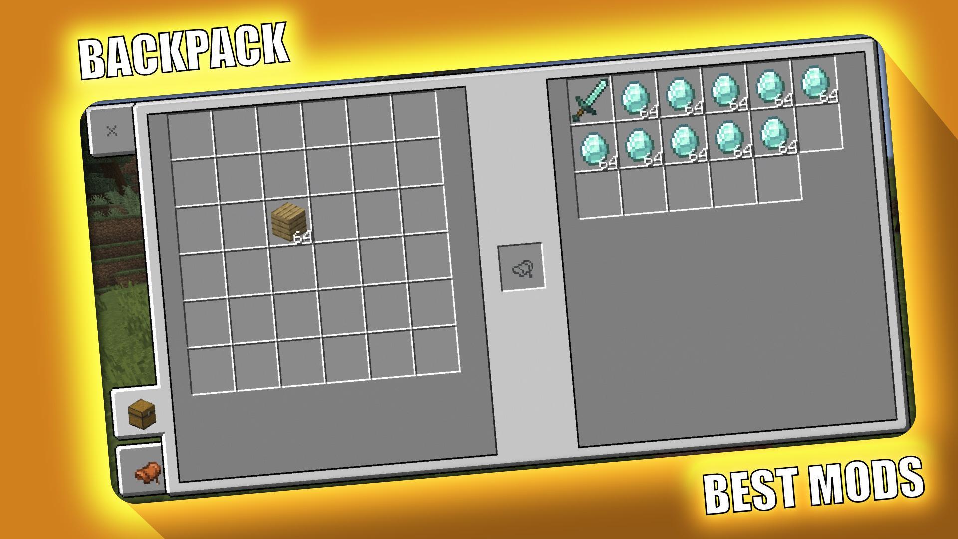 BackPack Mod for Minecraft PE MCPE APKPure.com