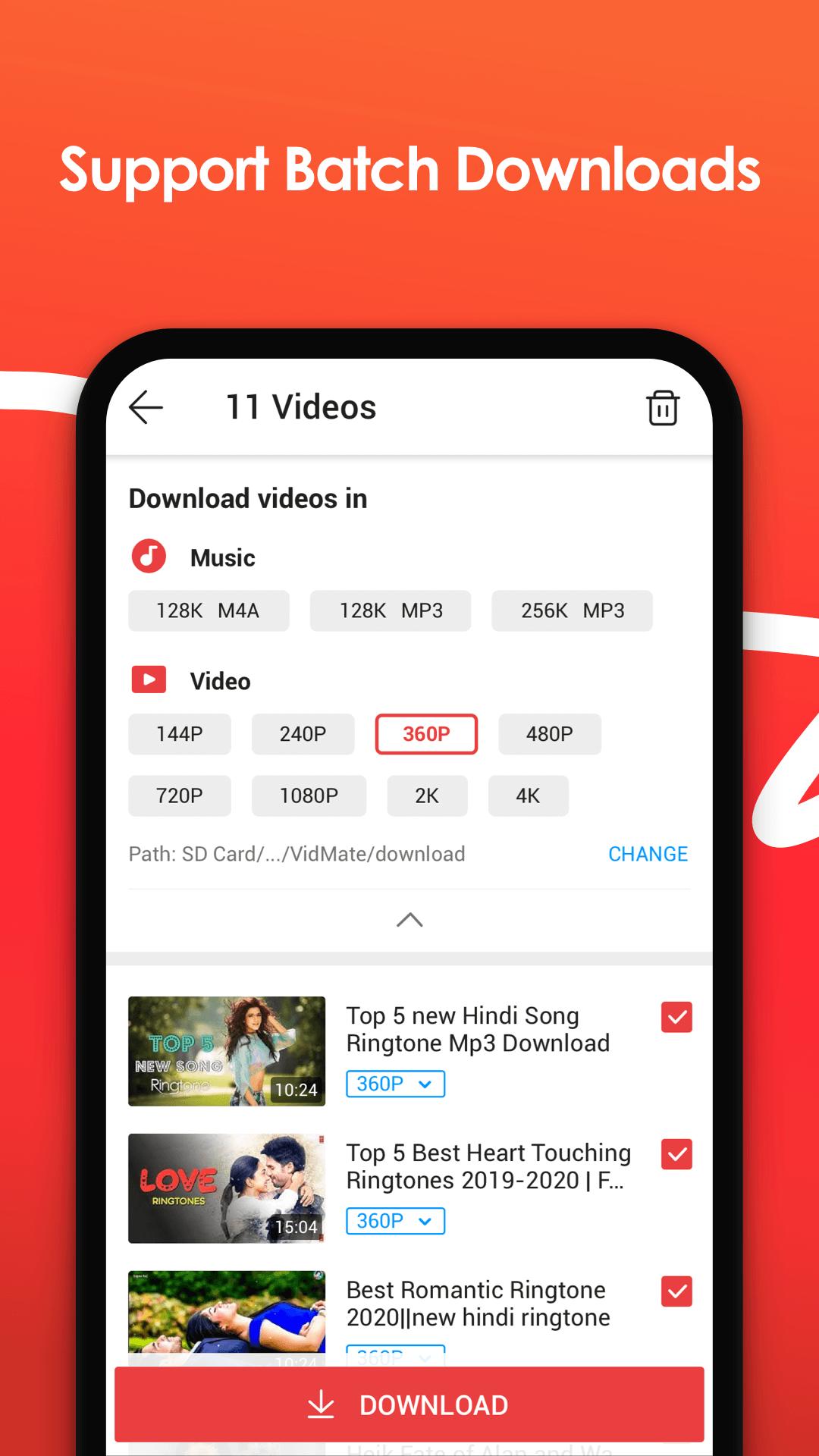 VidMate HD Video Downloader & Live TV 4.4508 APK Download