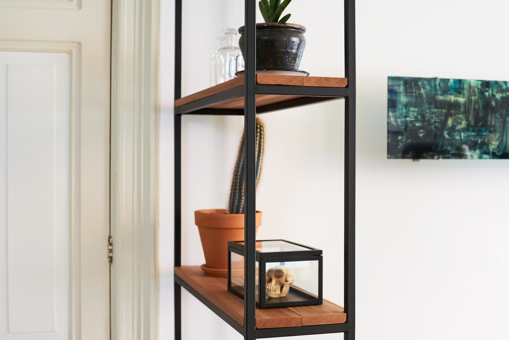 ROOMDIVIDER KAST STAALL