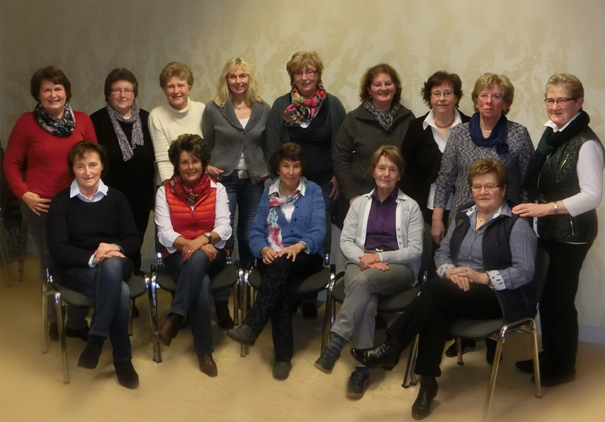 Damengymnastik Gruppe