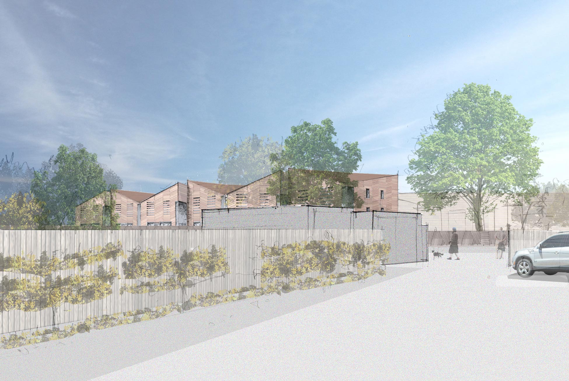 Find your Home Stables Yard Development Carbon Neutral Housing