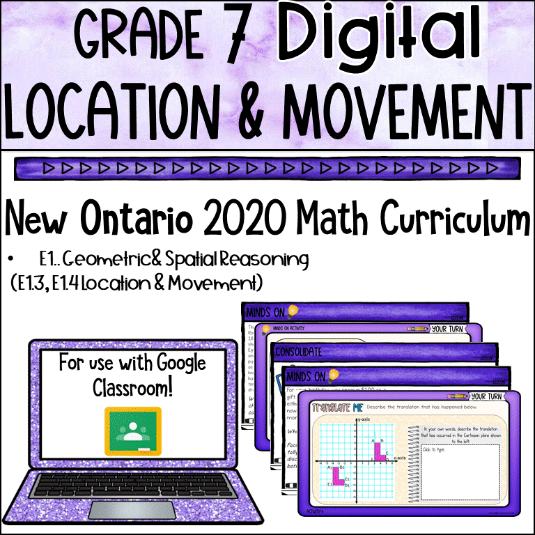 Grade 7 Location and Movement Ontario Math
