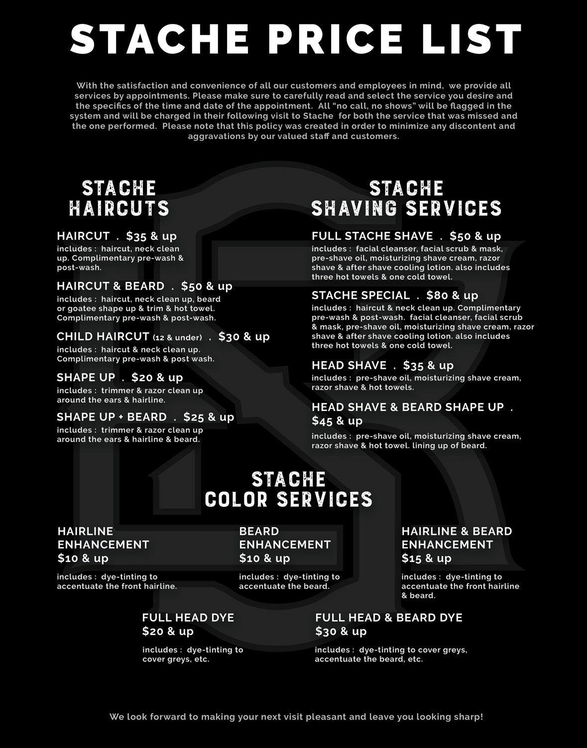 Stache Barbers Union Nj