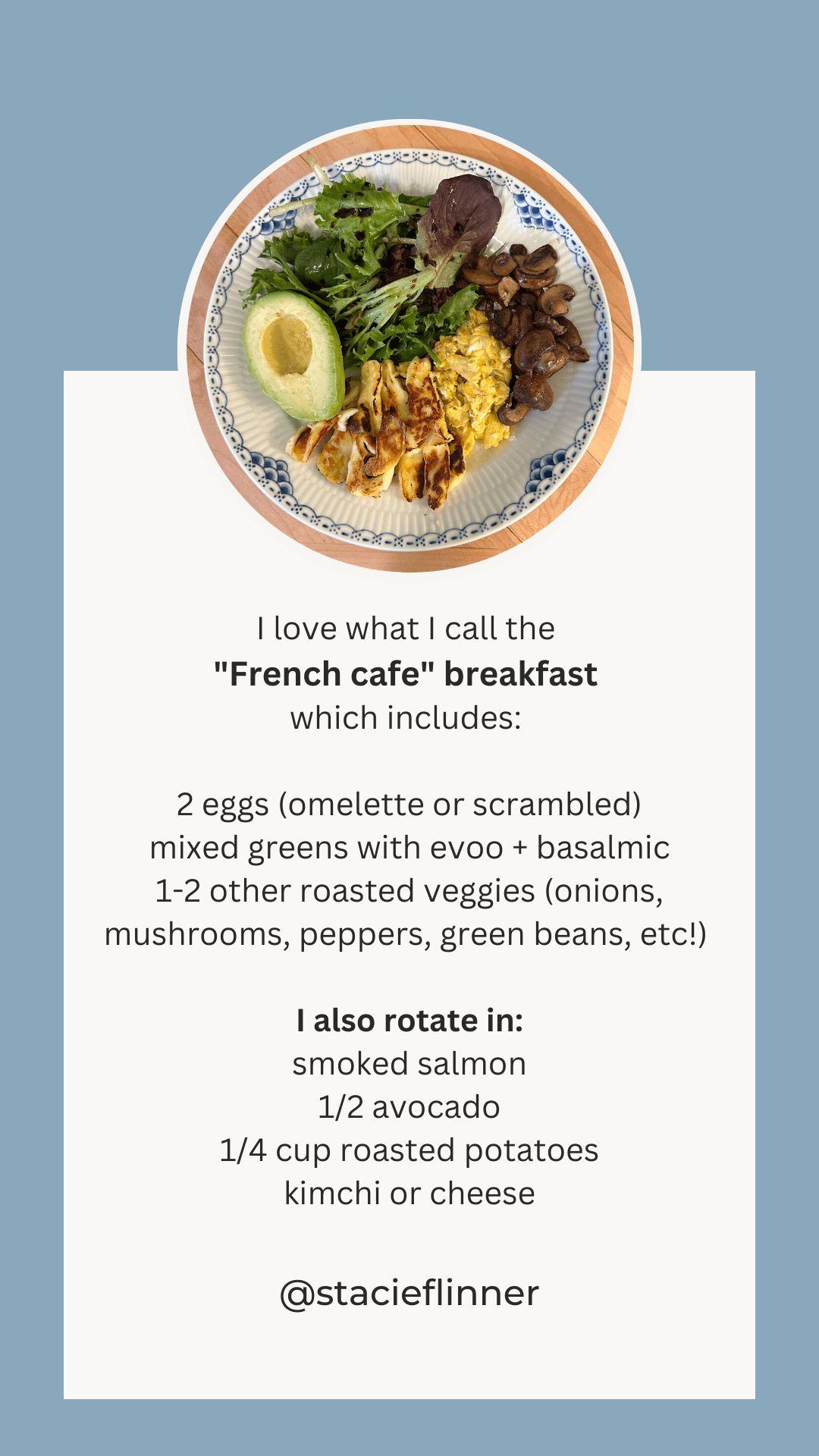 French Breakfast Cafe Menu