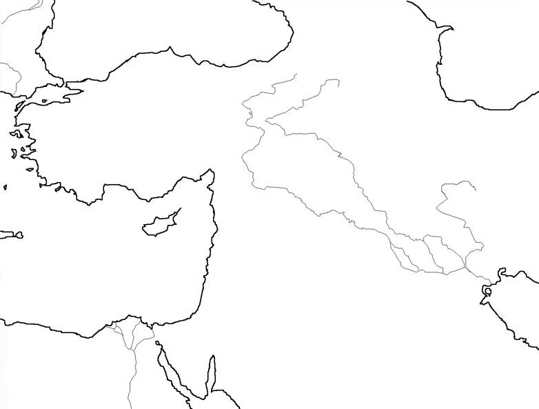 Blank Map Of Mesopotamia Assignment Map of Mesopotamia Cities and Civilizations