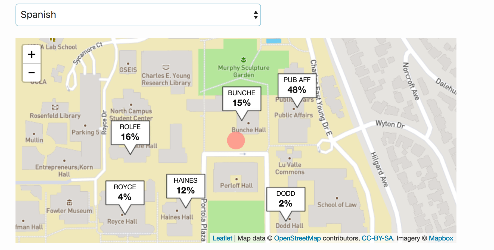 Ucla Campus Map Rolfe Hall Gabbie Christiana