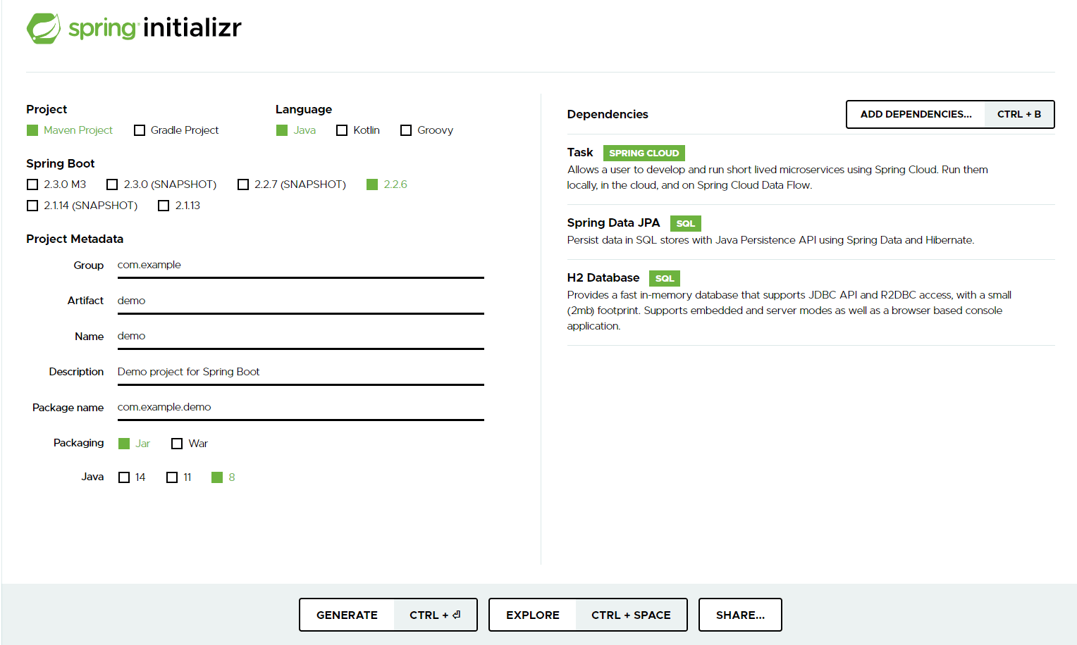 Guide to Spring Cloud Task ShortLived Spring Boot Microservices