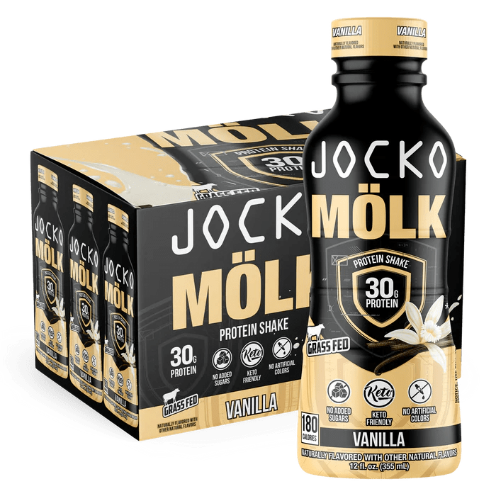 JOCKO FUEL JOCKO MOLK Protein Shake RTD (Case of 12)