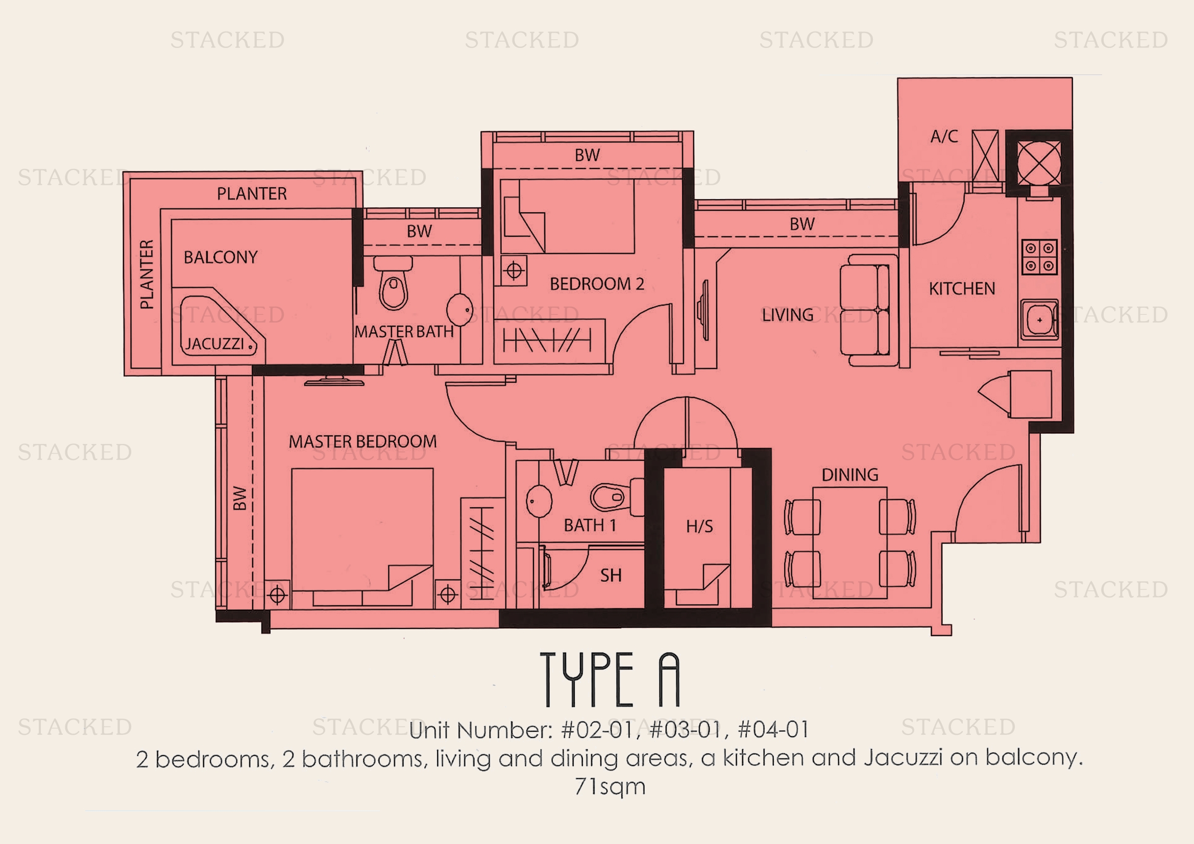 Stacked homes 3sandilands Singapore Condo Floor Plans, Images And