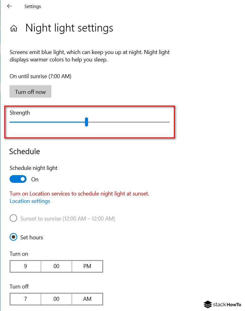 How to Reduce Blue Light on Computer Screen on Windows 10 StackHowTo