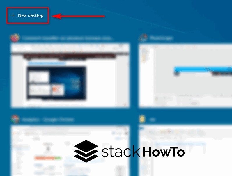 How to Switch Between Desktops in Windows 10 StackHowTo