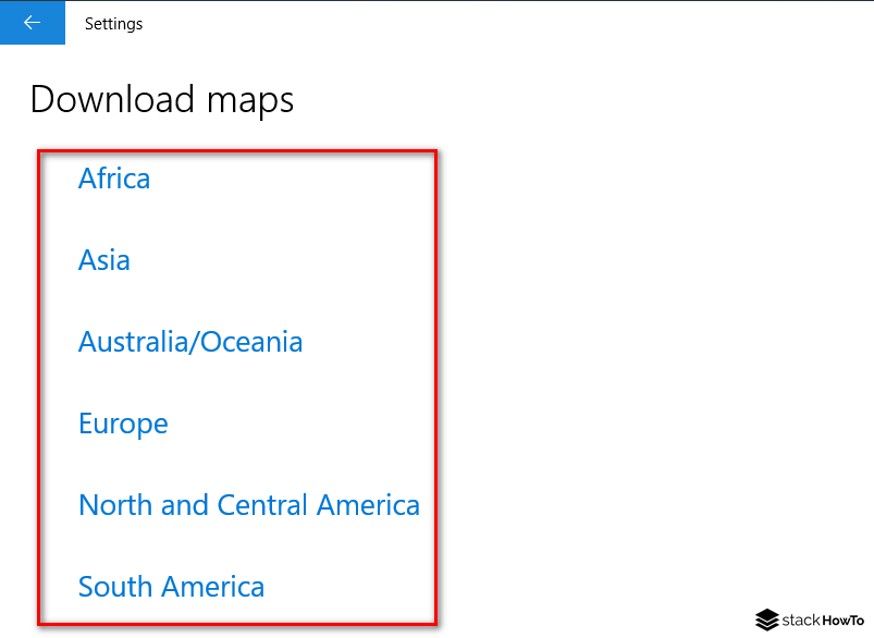 How to Use Offline Maps in Windows 10 StackHowTo