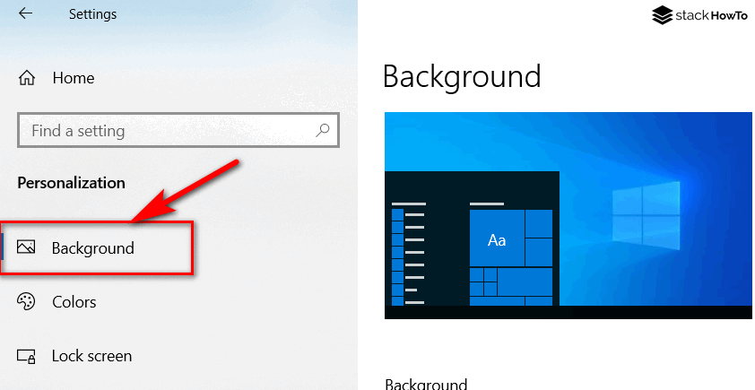 How to Change Desktop Background in Windows 10 StackHowTo