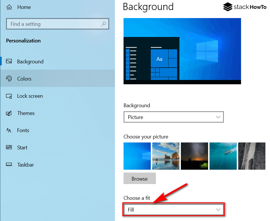 How to Change Desktop Background in Windows 10 StackHowTo