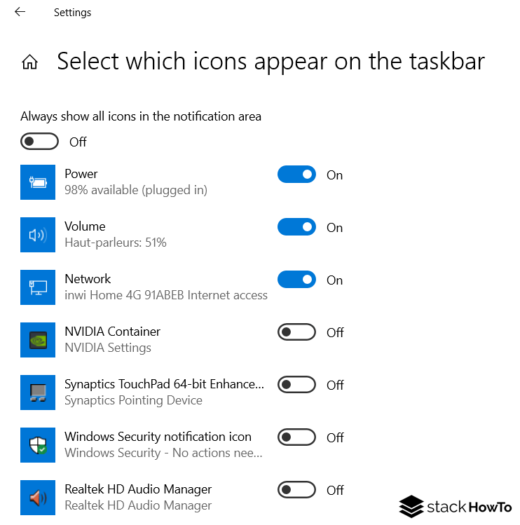 How to Change Taskbar Icons in Windows 10 StackHowTo