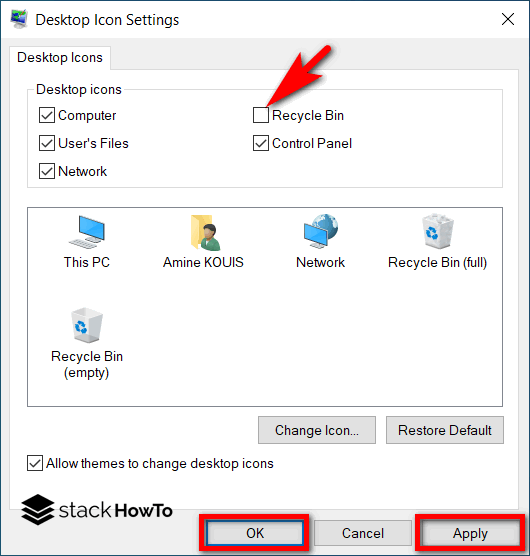 How to Remove Recycle Bin From Desktop on Windows 10 StackHowTo
