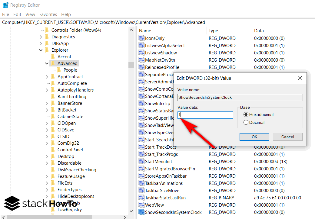 How to Show Seconds in System Clock in Windows 10 StackHowTo