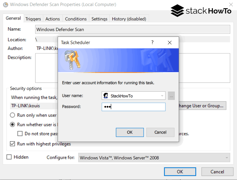 How to Schedule a Scan in Windows Defender StackHowTo