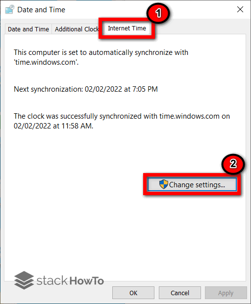 How to Sync Computer Time With in Windows 10 StackHowTo