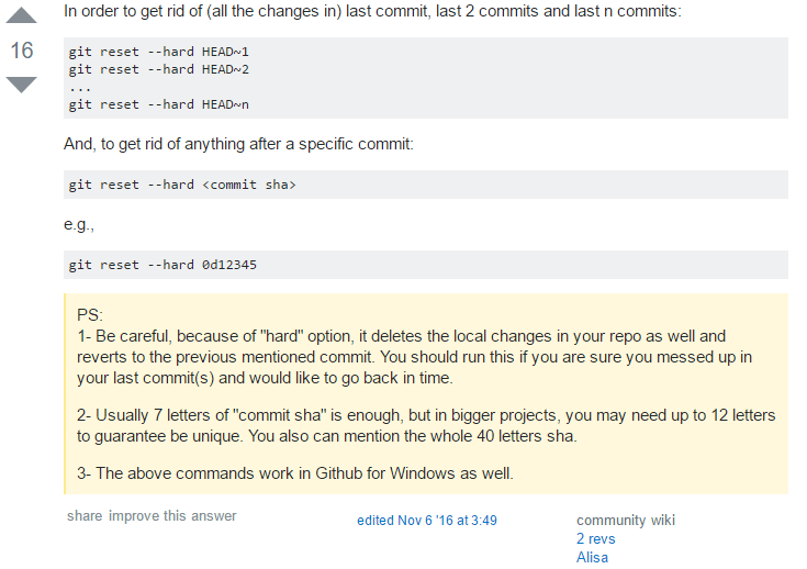 What is Git Undo Last Commit? How to Rewrite History — Version History
