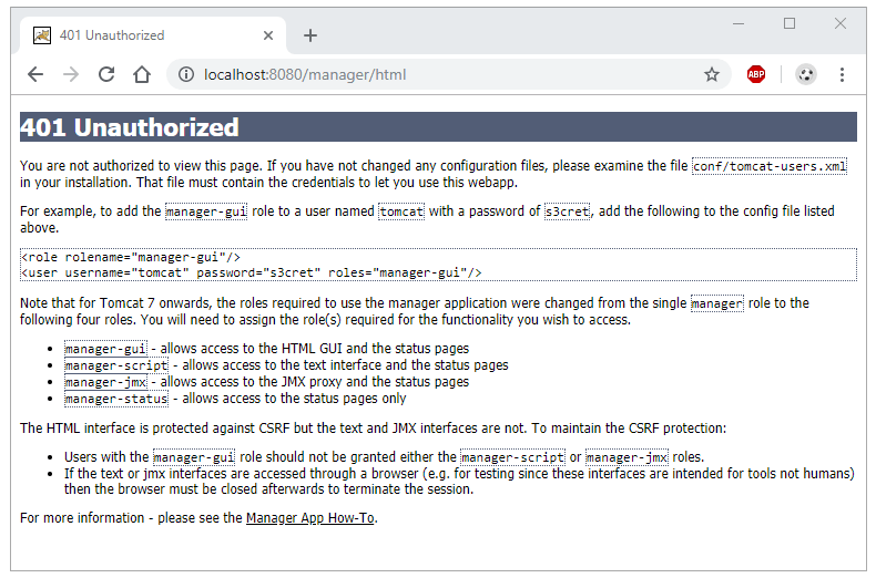 Sửa username/password, tạo account, thêm role cho tomcat STACKJAVA
