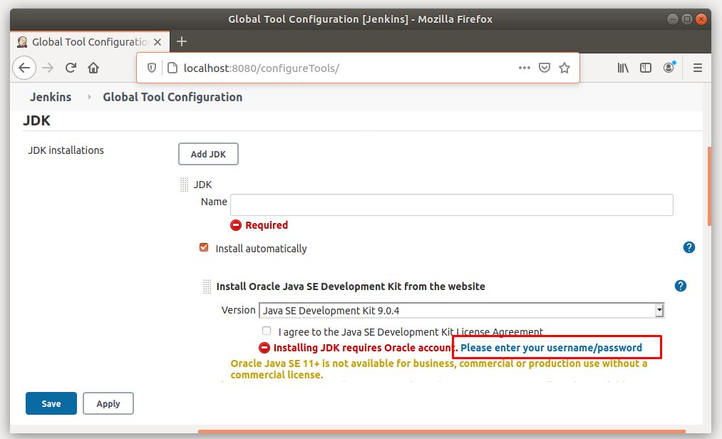 Hướng dẫn cấu hình JDK (Java) cho Jenkins STACKJAVA