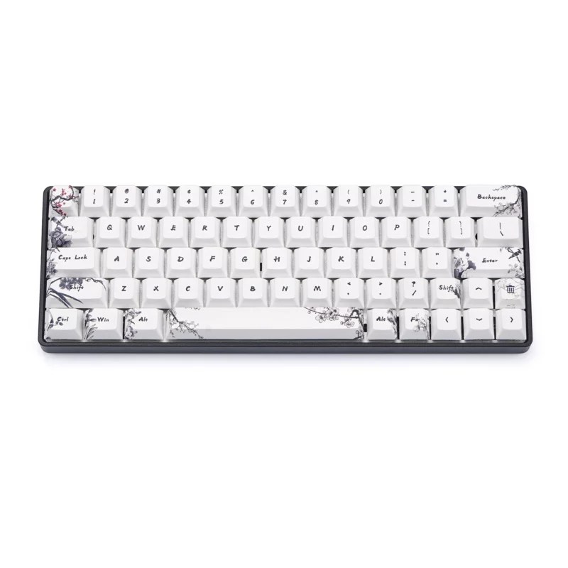 Ink Painting DyeSublimated PBT Cherry Keycaps StacksKB