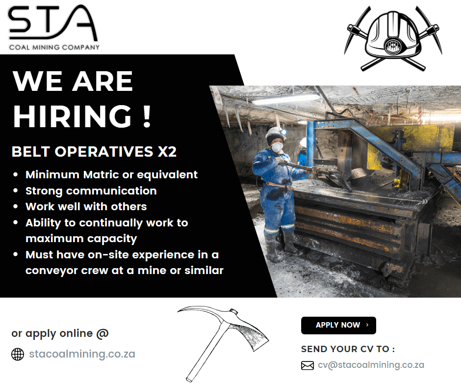 Jobs Vacancies STA Coal Mining