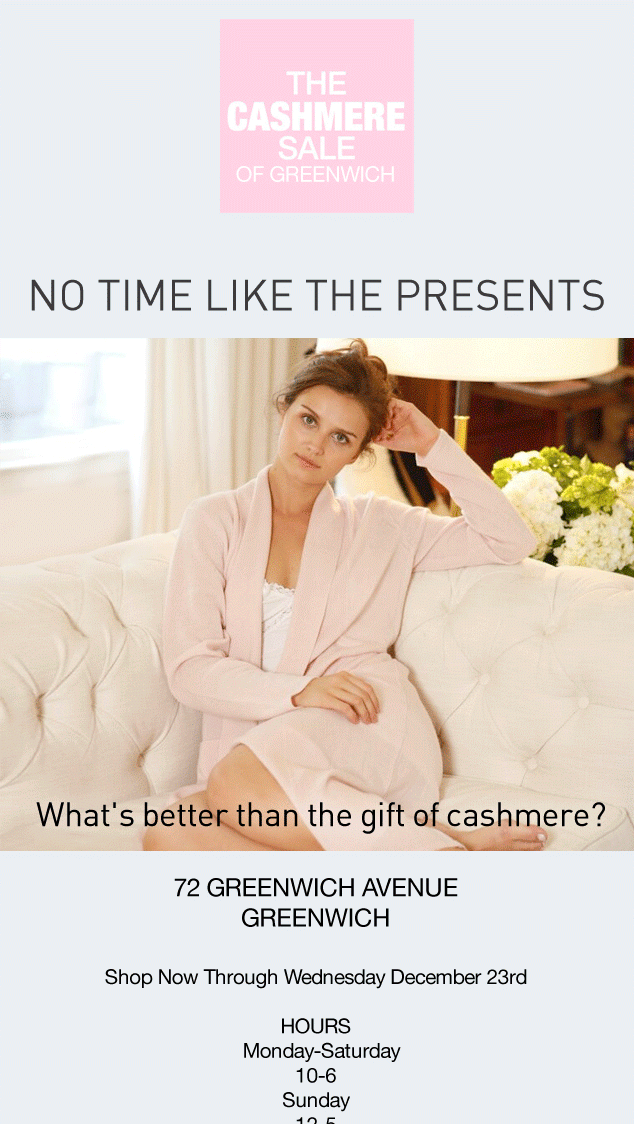 The Cashmere Sale of Greenwich for Everyone on Your List Stacyknows