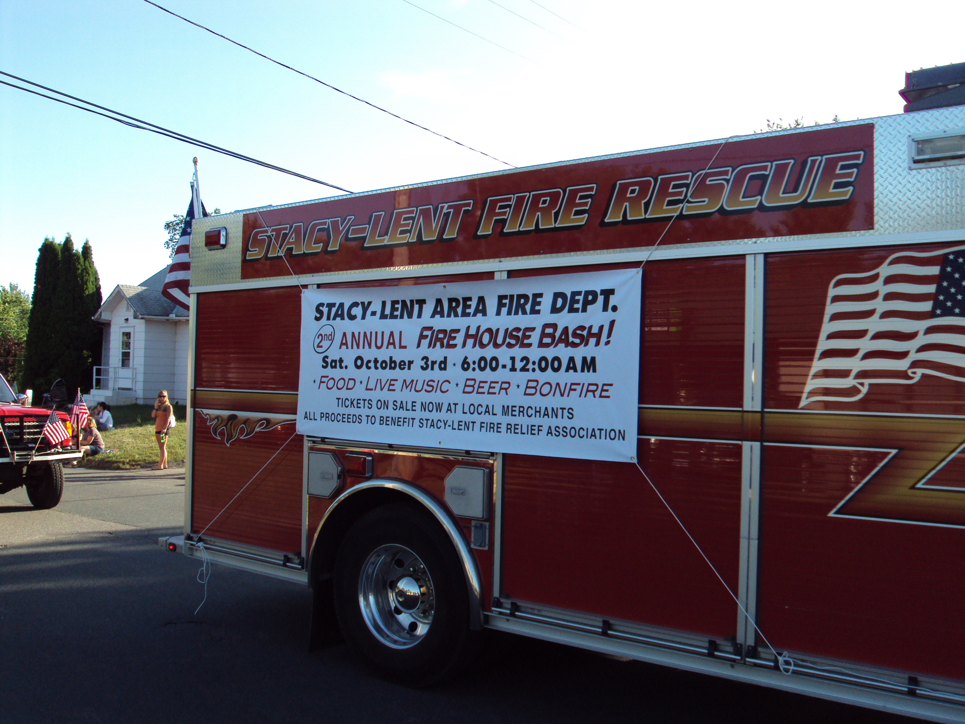 Stacy Daze Parade Stacy Lent Fire Station