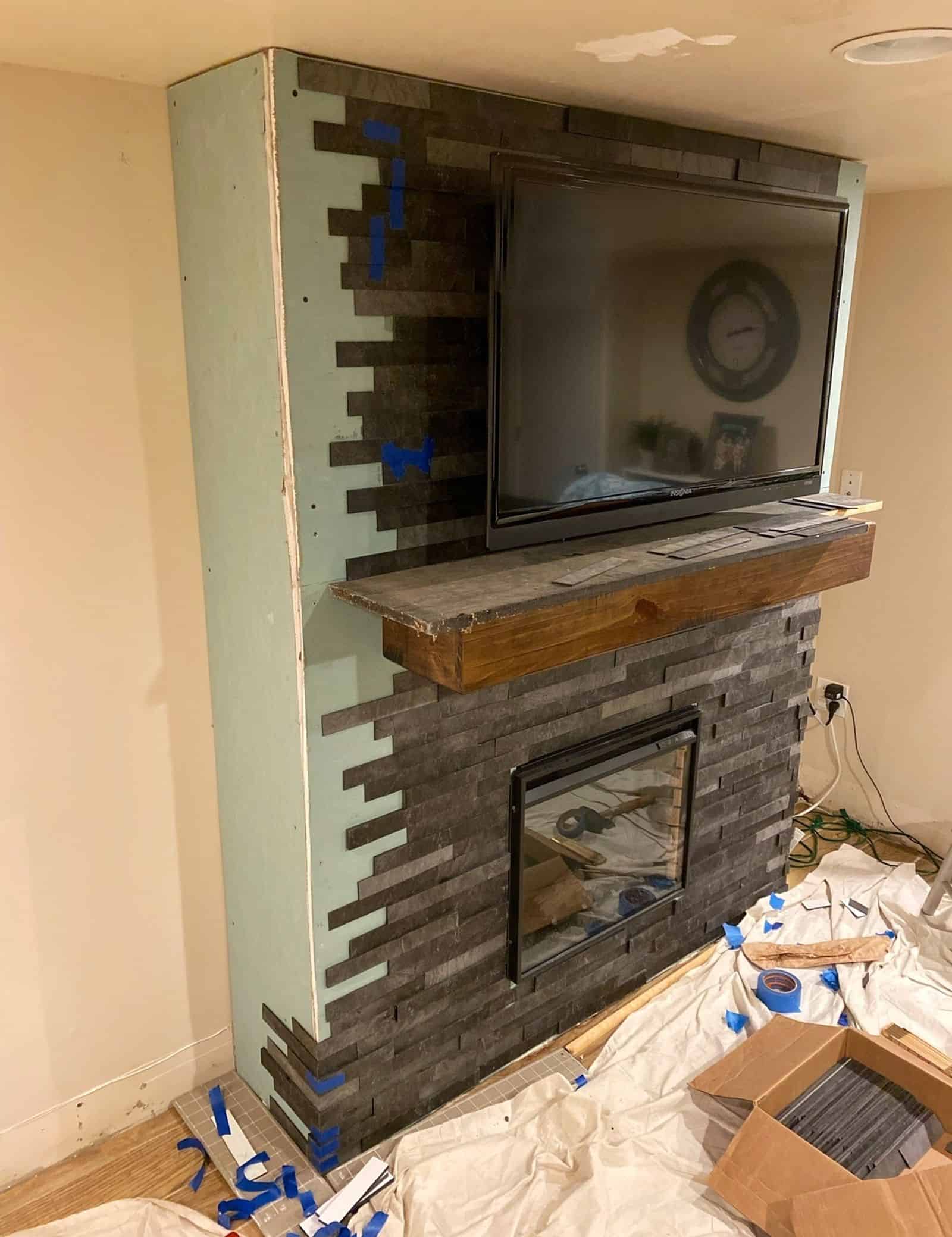 How to Build an Electric Fireplace DIY Stacy Ling