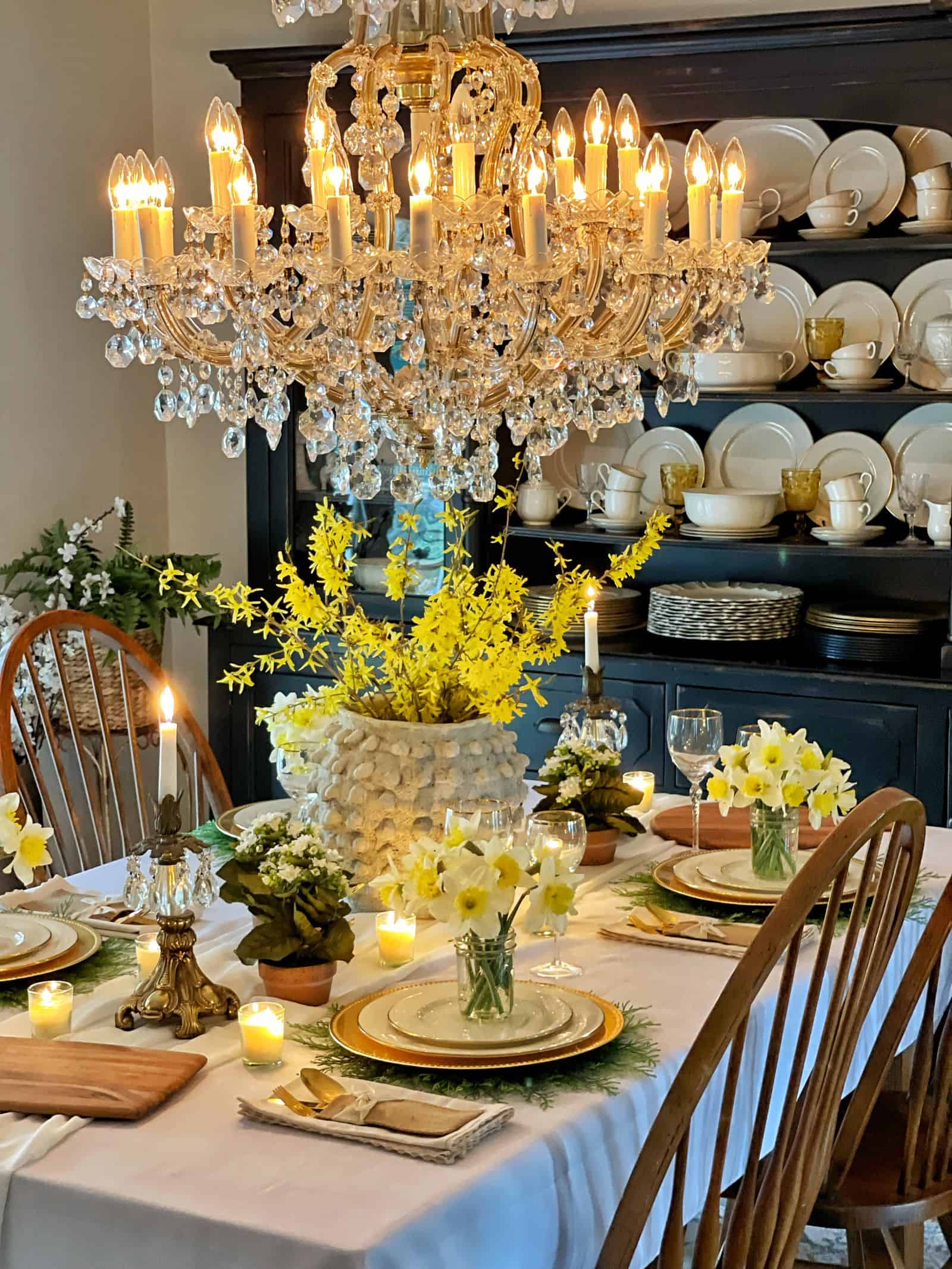 Top 92 dining room table spring centerpieces Update