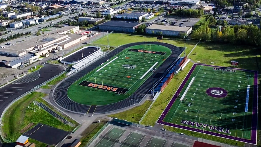 West Football Field Anchorage, Alaska