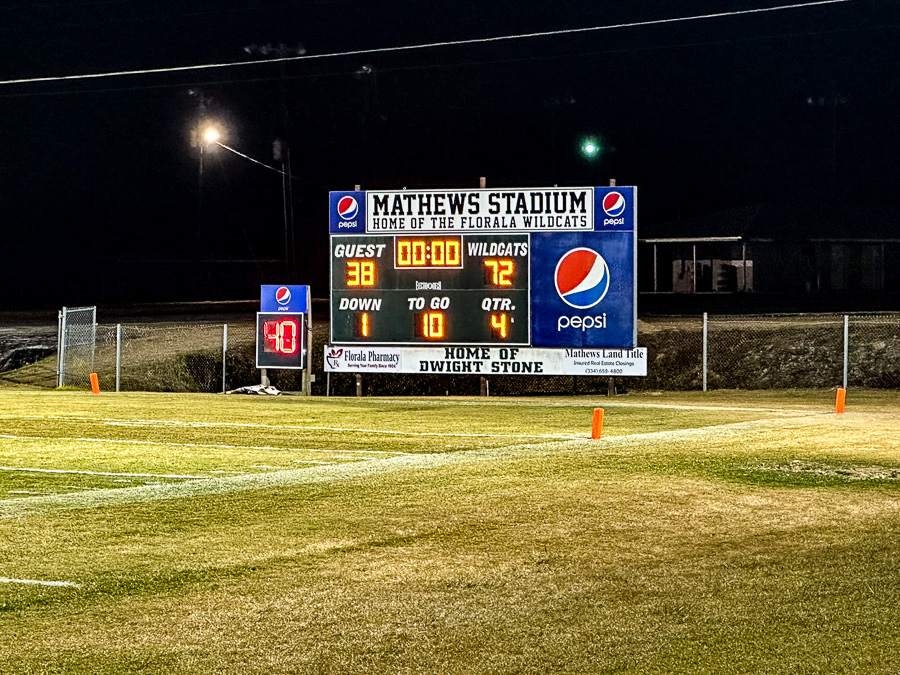 Mathews Stadium Florala, Alabama