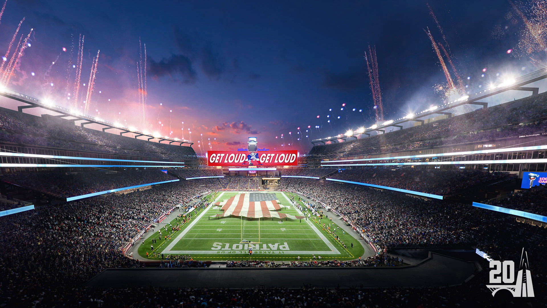 Design Gillette Stadium