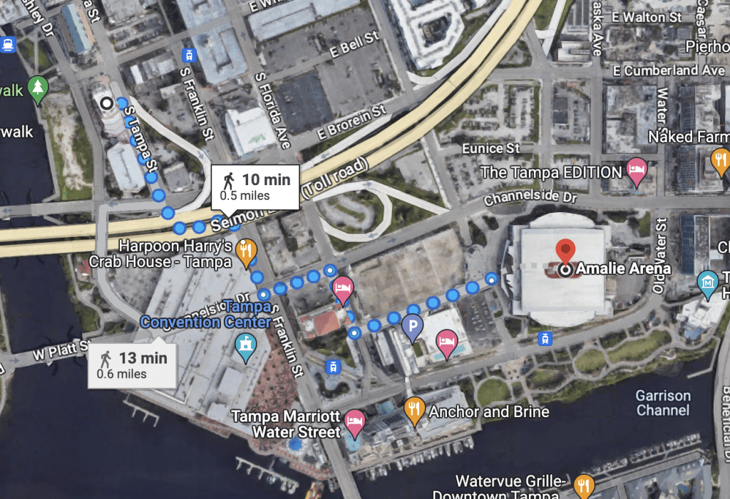 Amalie Arena Parking Tips in Tampa, Florida [FREE 2024 Guide]