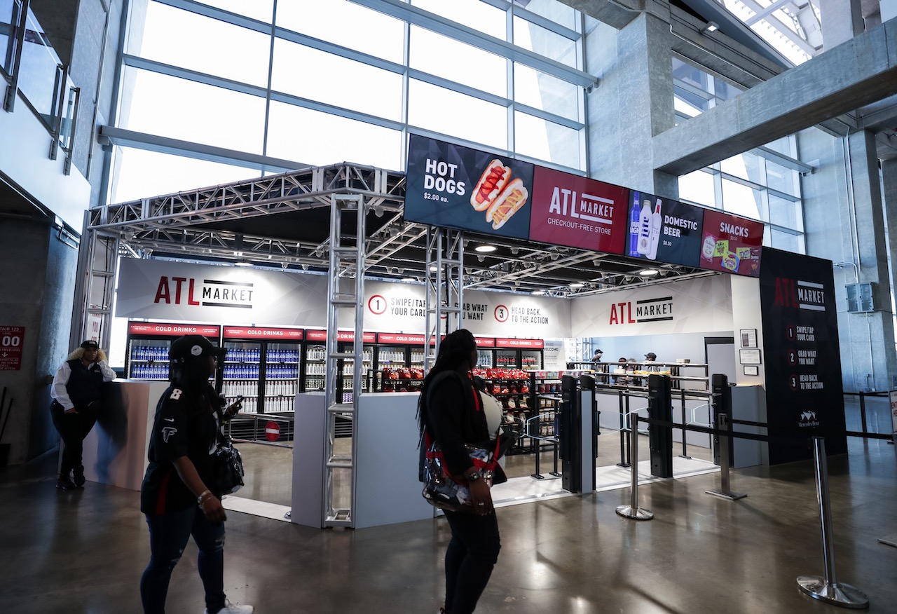 MercedesBenz Stadium opens checkoutfree concessions stand, using AiFi