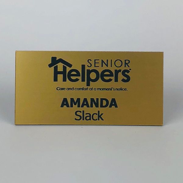 11/2" x 3" Laser Engraved Nametag Stadium Trophy