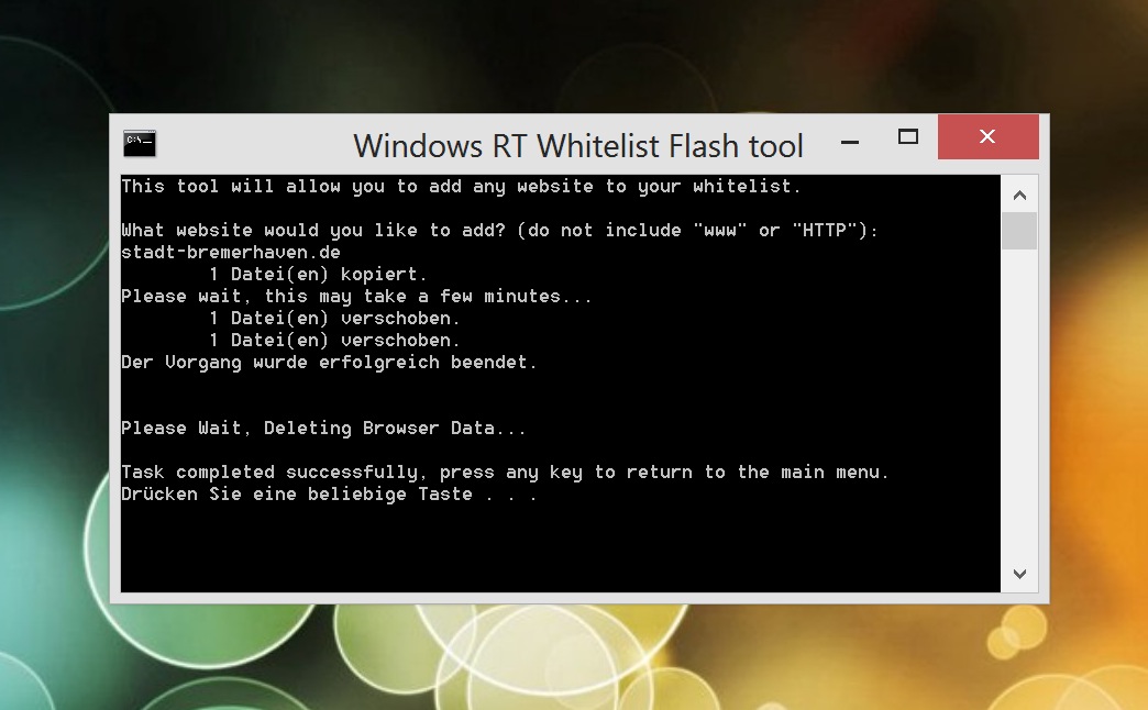 Flash im Browser unter Windows RT aktivieren