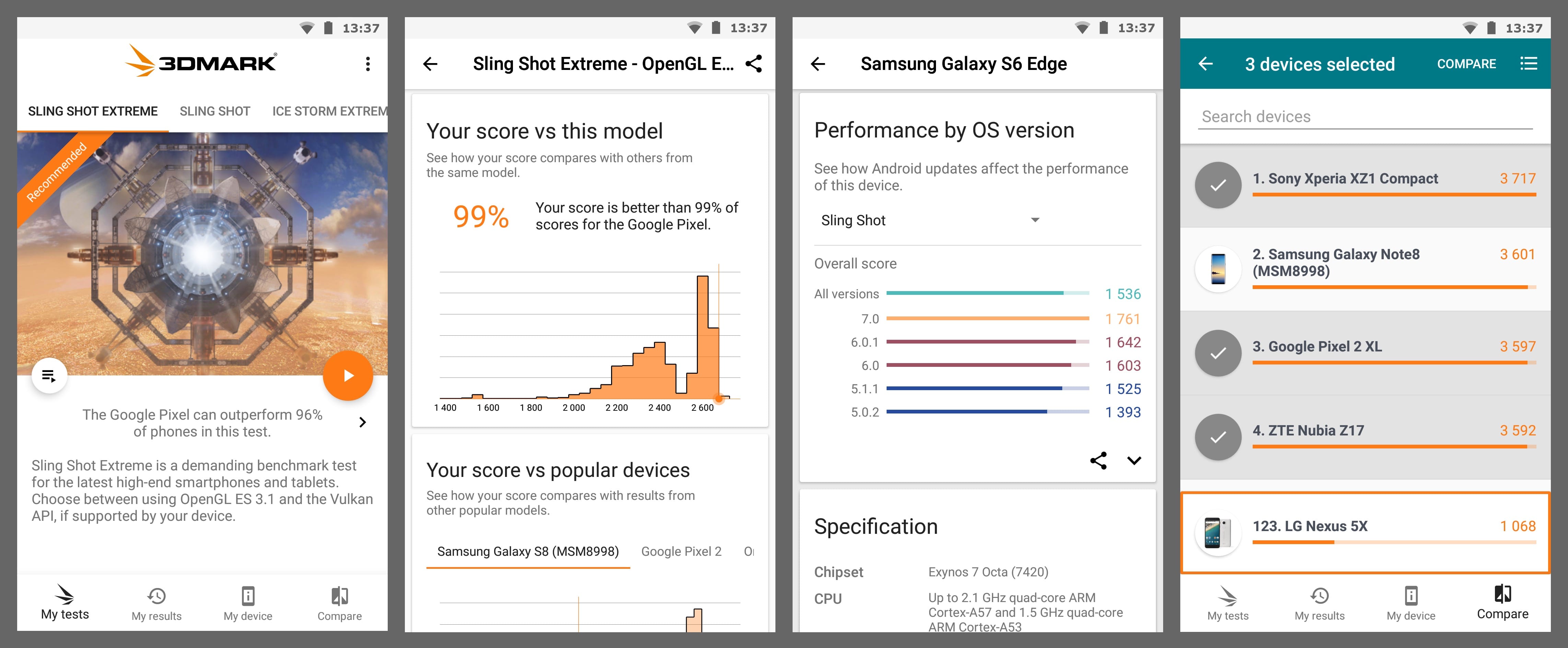 3DMark AndroidVersion der BenchmarkSoftware mit neuem