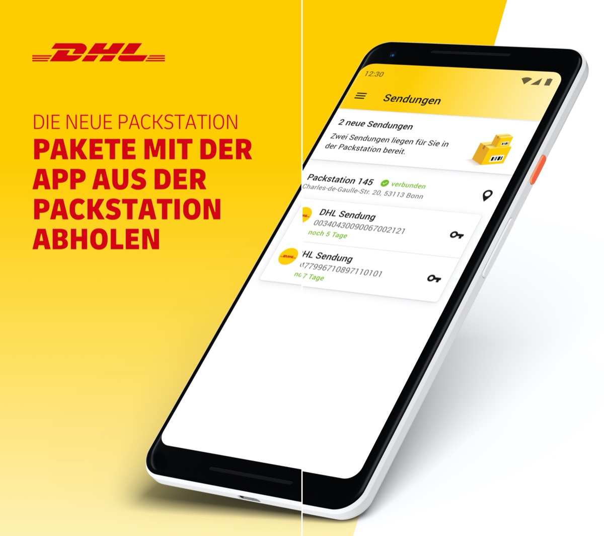 DHL testet neue Packstationen ohne Display