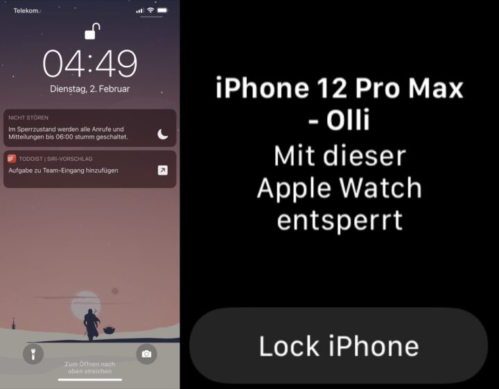 iOS 14.5 & watchOS 7.4 Das iPhone mit der Apple Watch entsperren