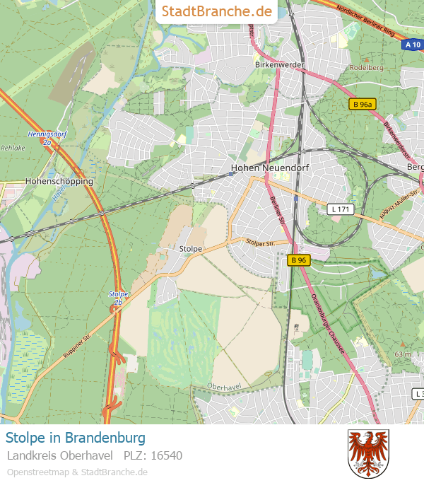 Stolpe Brandenburg Karte Stolpe › Landkreis Oberhavel › Brandenburg