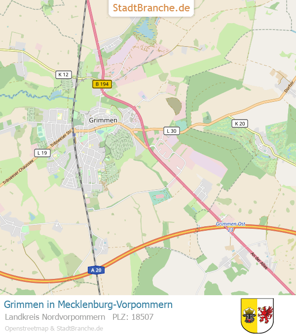 Grimmen Karte Grimmen › Vodafone Grimmen