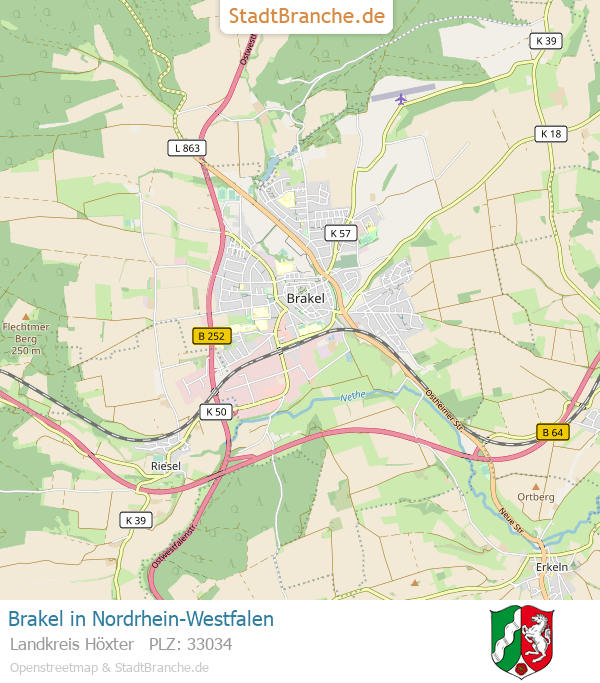 Brakel Nederland Kaartoos Brakel › Landkreis Höxter › NordrheinWestfalen