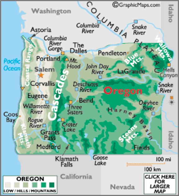 App Oregon Map For Lg V10 Oregon Maps