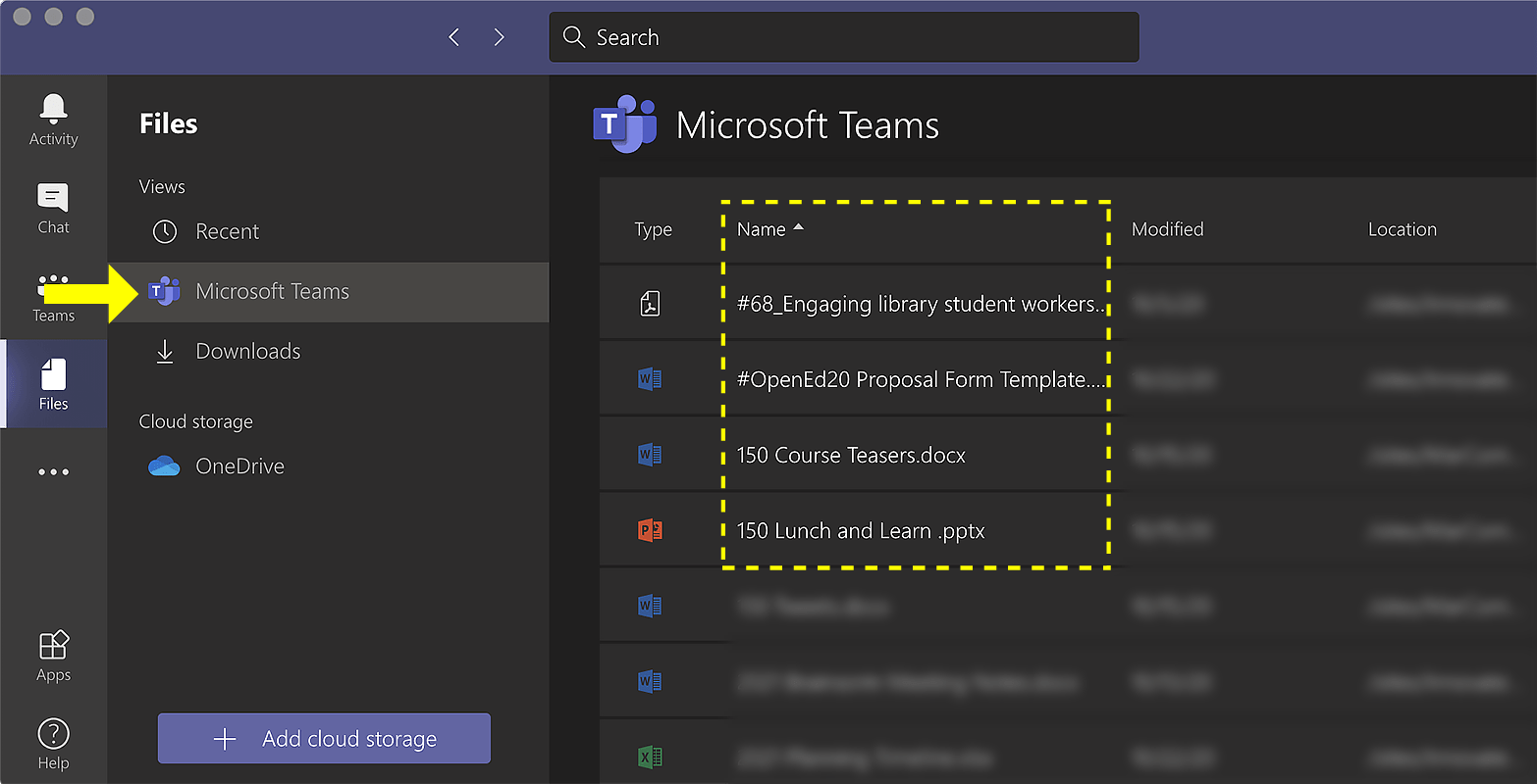 Mastering Microsoft 365 Using the Files Views Microsoft Teams Office of Distance Education