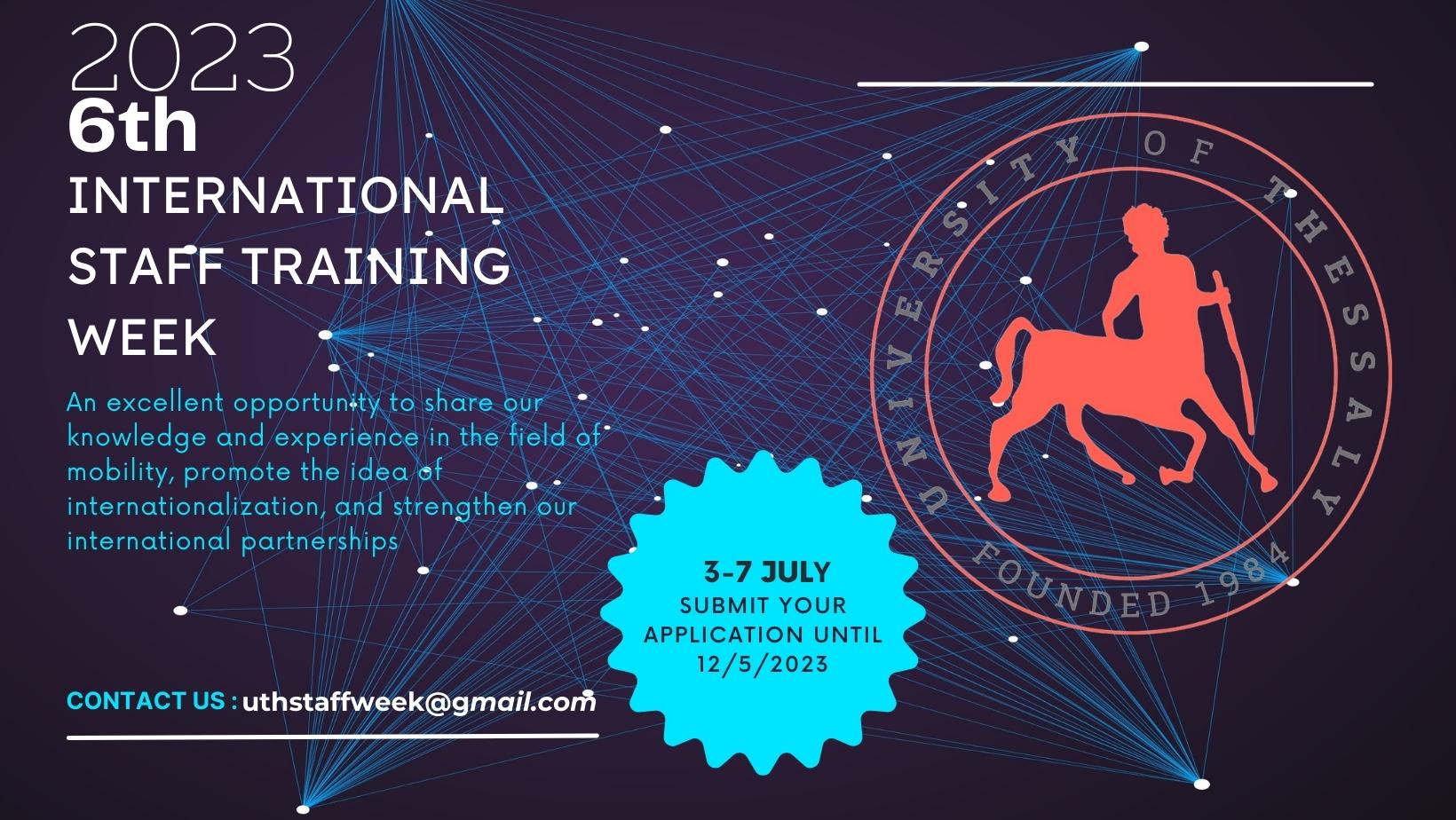 6th International Staff Training Week IMOTION