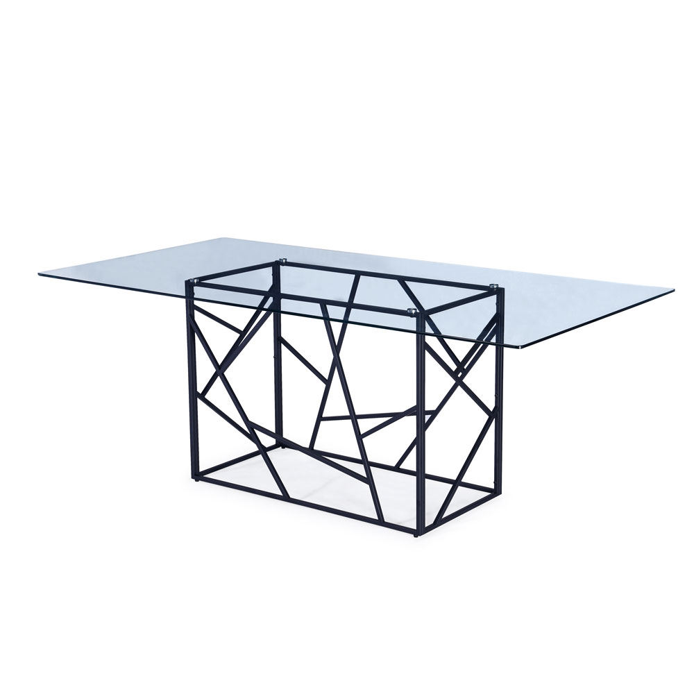 Carole Dining Table Black Toronto Furniture Rental for Home Staging by Stagers Source